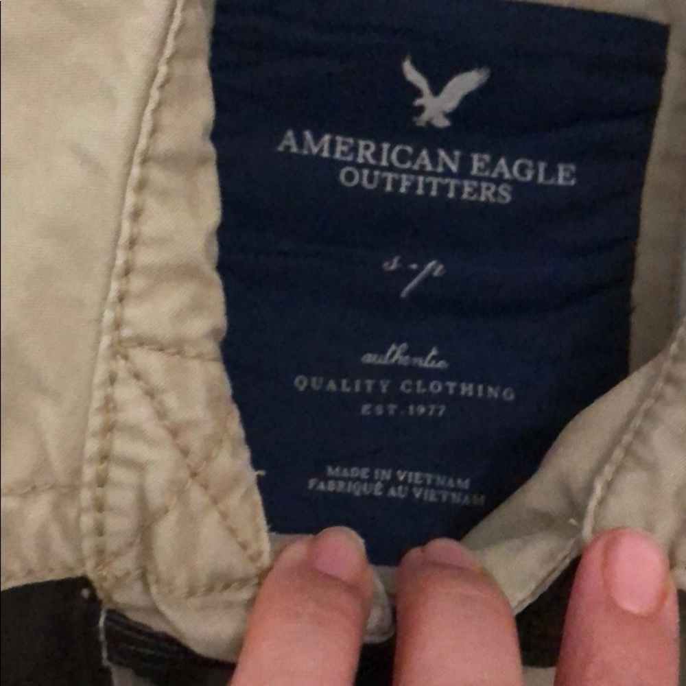American Eagle cream coat - Picture 2 of 5